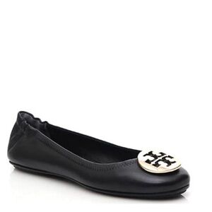 Tory Burch Black Ballet Flats size 7